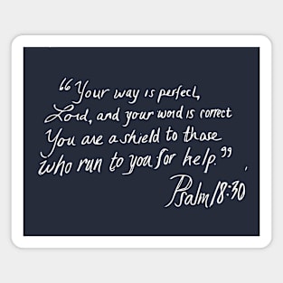 Psalm 18:30 Magnet